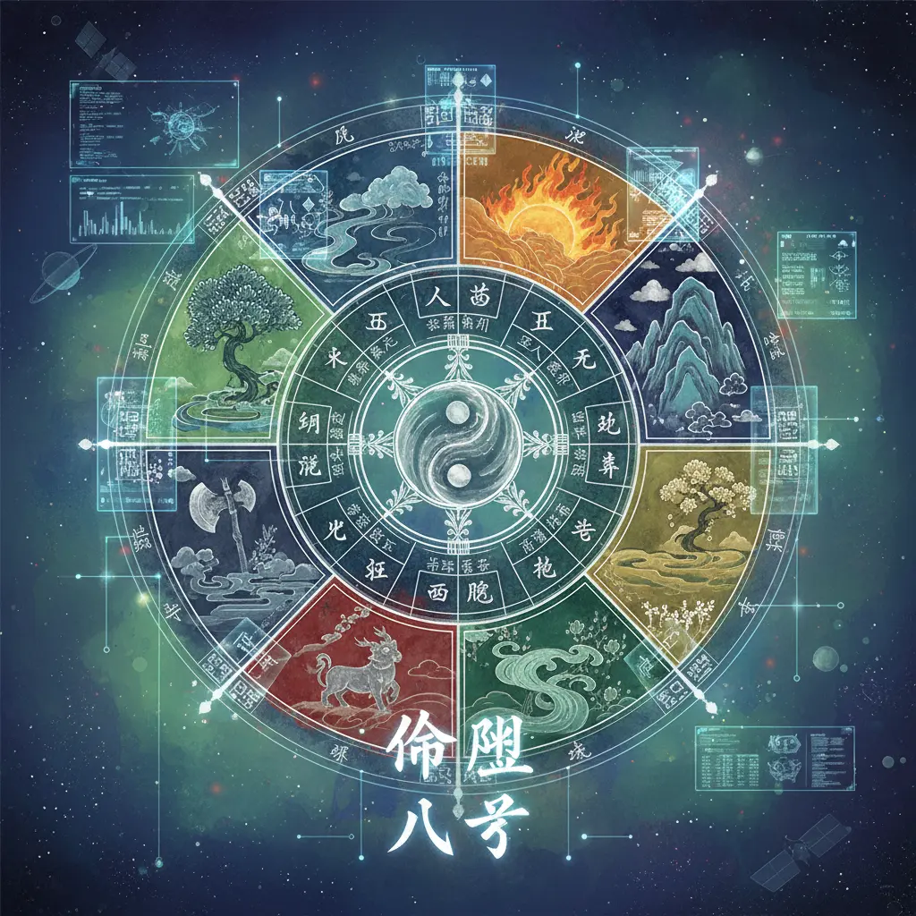 命盤八字 - 命盤