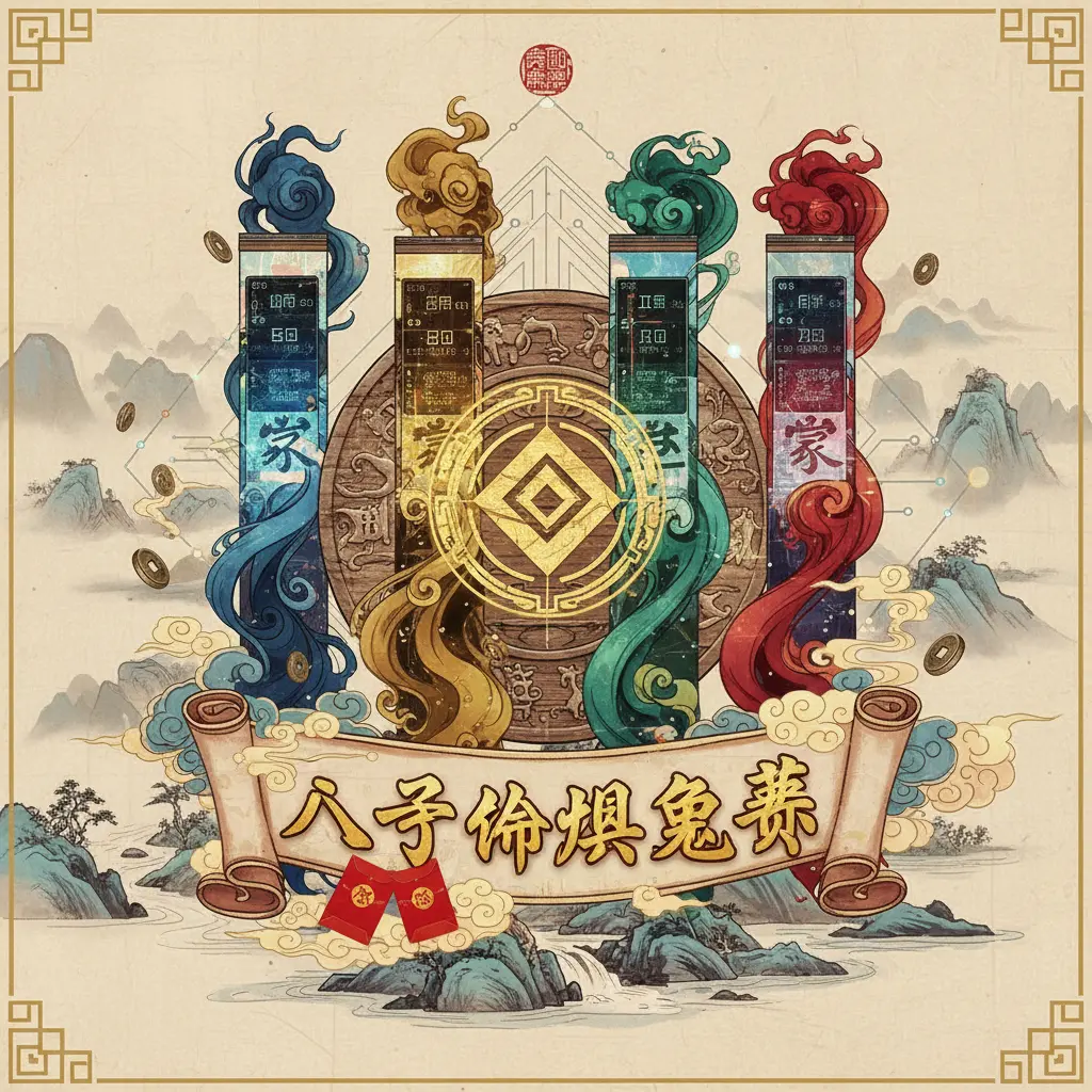 八字命盤免費 - 四柱命盤