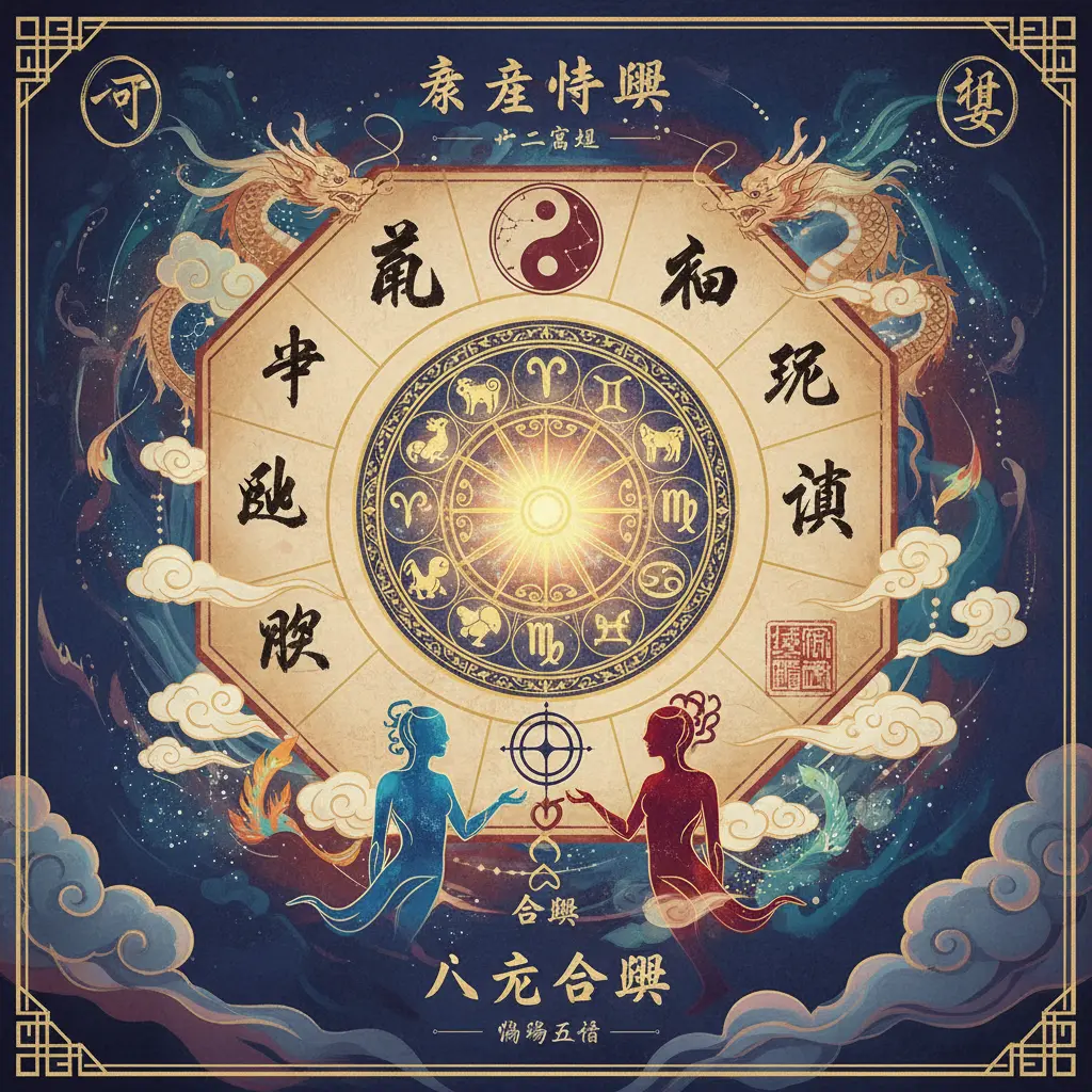 八字合盤 - 星座命盤