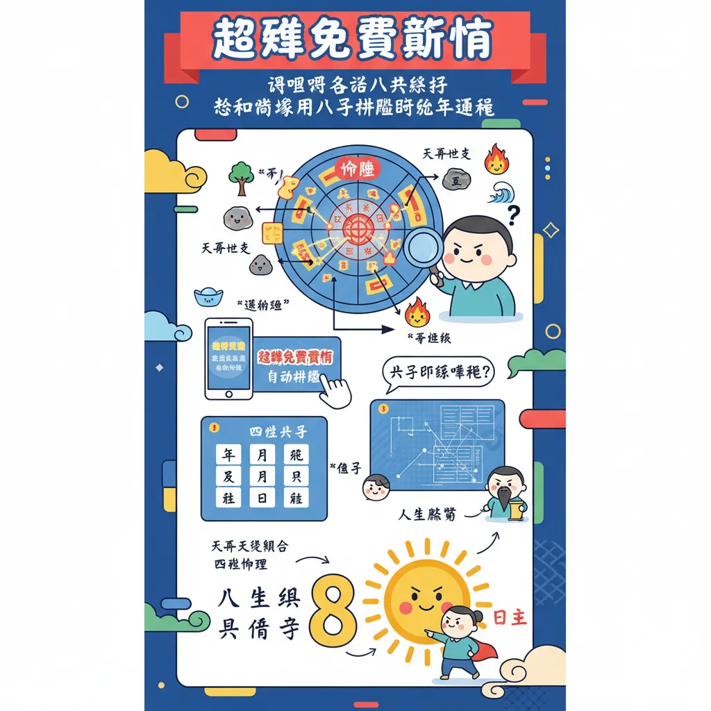 超準免費算命：點樣透過八字排盤分析流年運程？