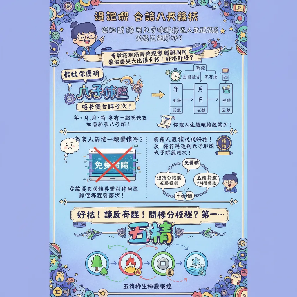 點樣透過八字命盤分析五行與人生運勢？