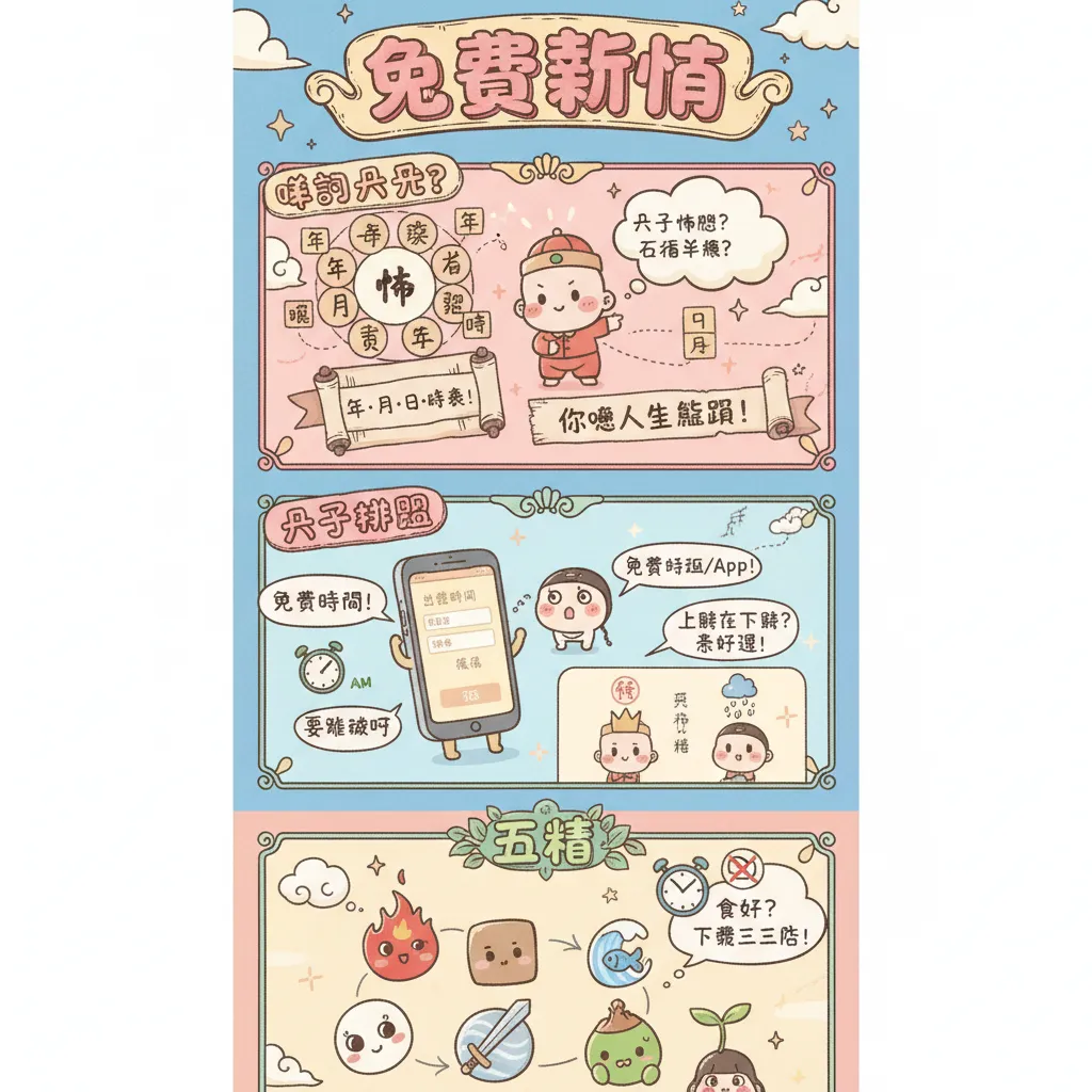 免費算命點睇八字命盤同五行平衡？