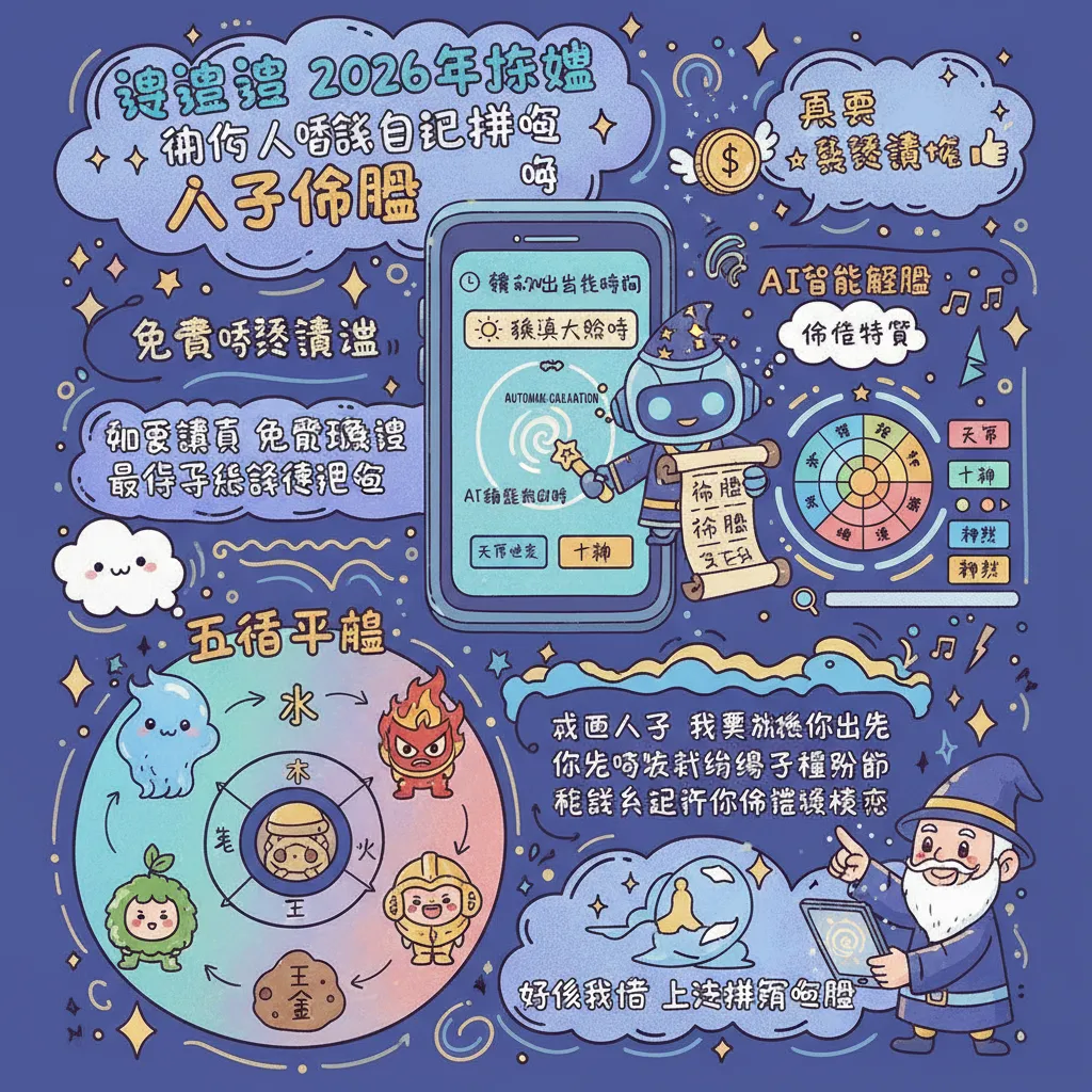 2026年八字命盤免費排盤：五行平衡與命格特質分析