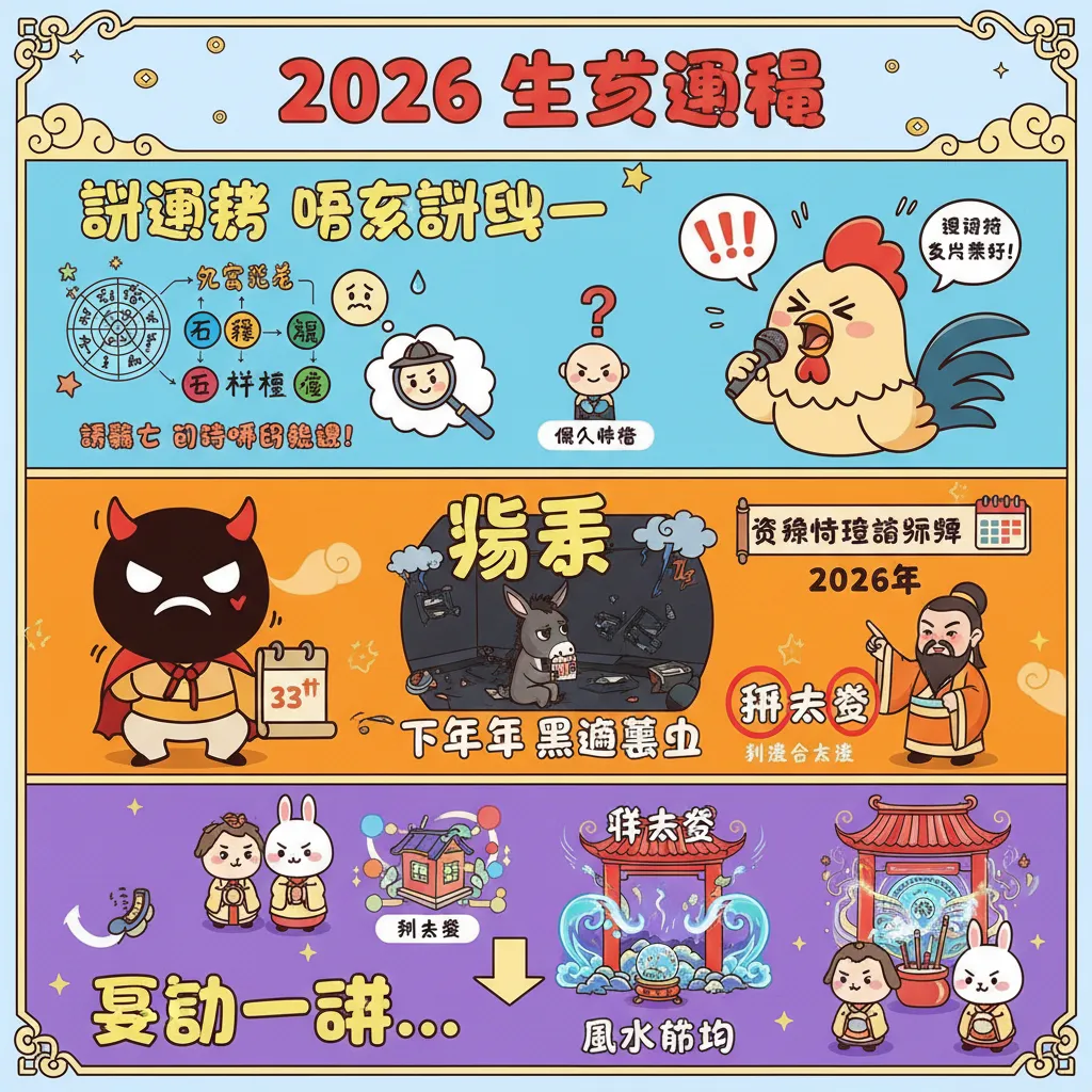 2026生肖運程：點樣睇吉星兇星化解犯太歲？