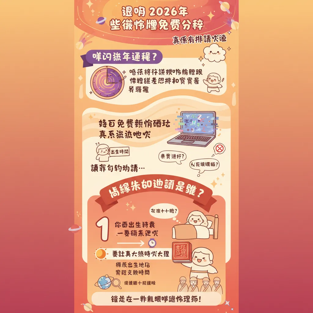 2026紫微命盤免費分析：點樣睇準流年運程？