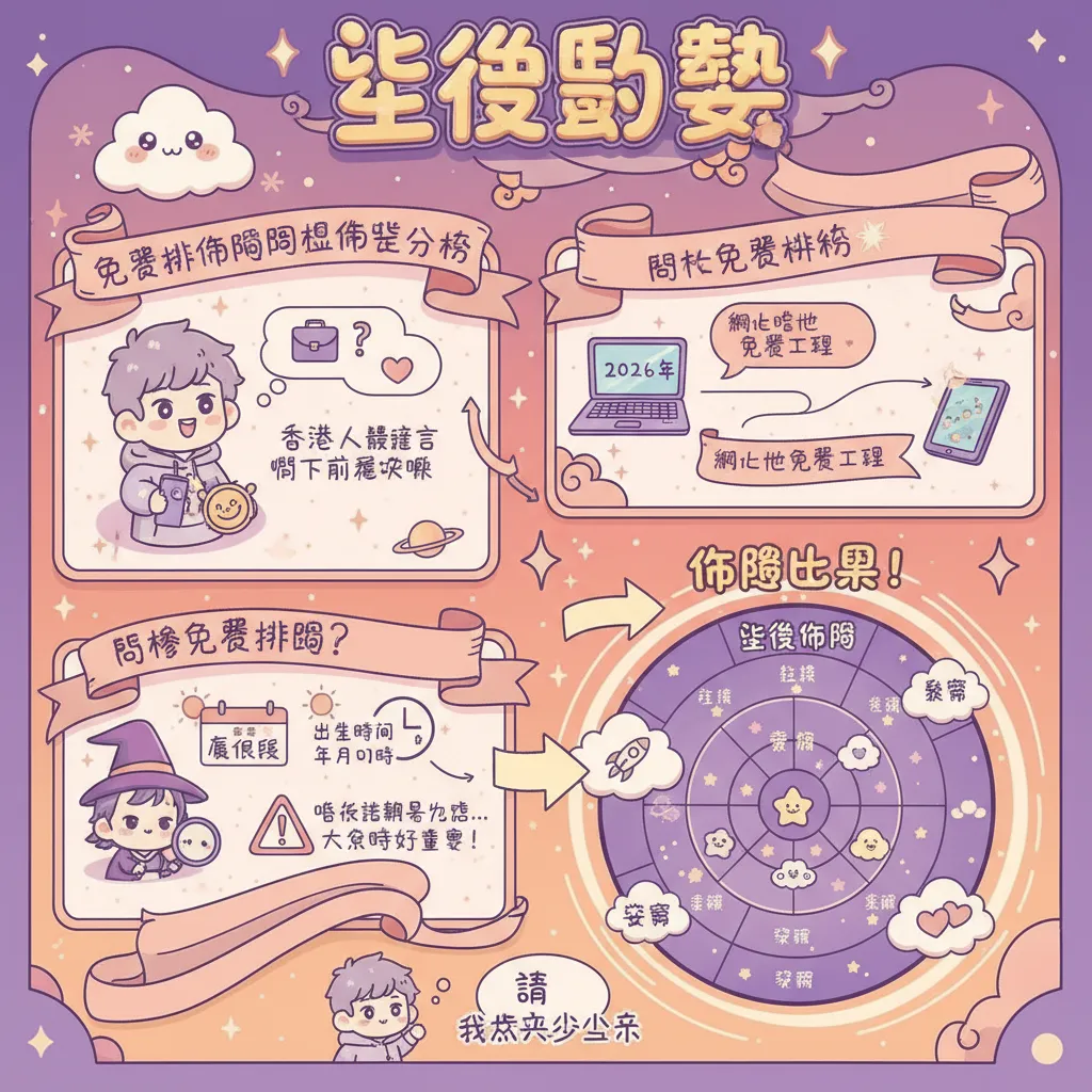 點樣免費排紫微鬥數命盤及進行命格分析？