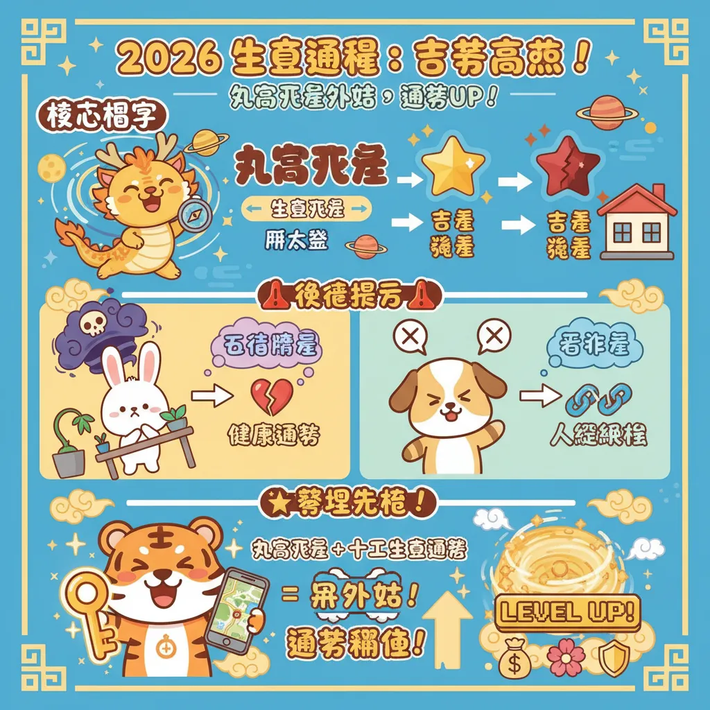 掌握2026生肖運程：運用九宮飛星提升流年運勢