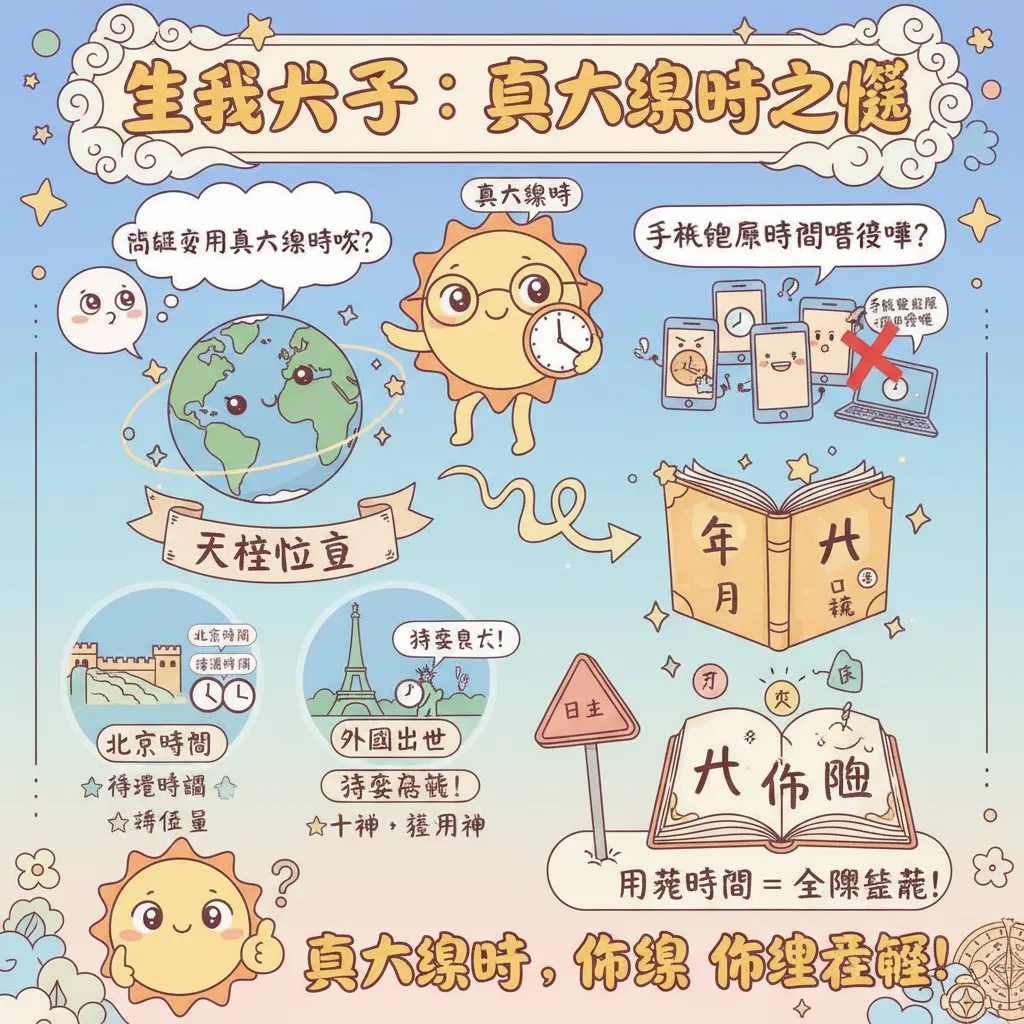 點解算命要用真太陽時？八字分析同命理諮詢攻略