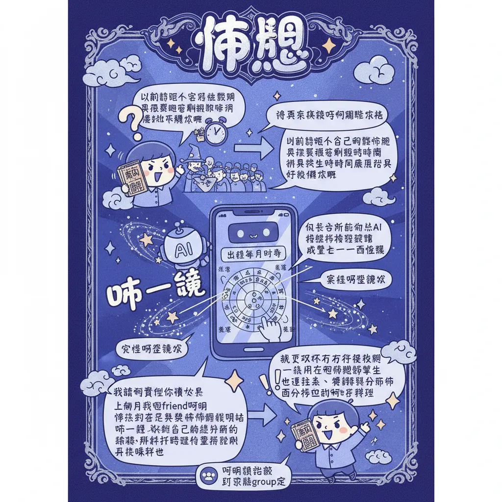 透過AI分析紫微鬥數命盤，輕鬆掌握事業運與命宮