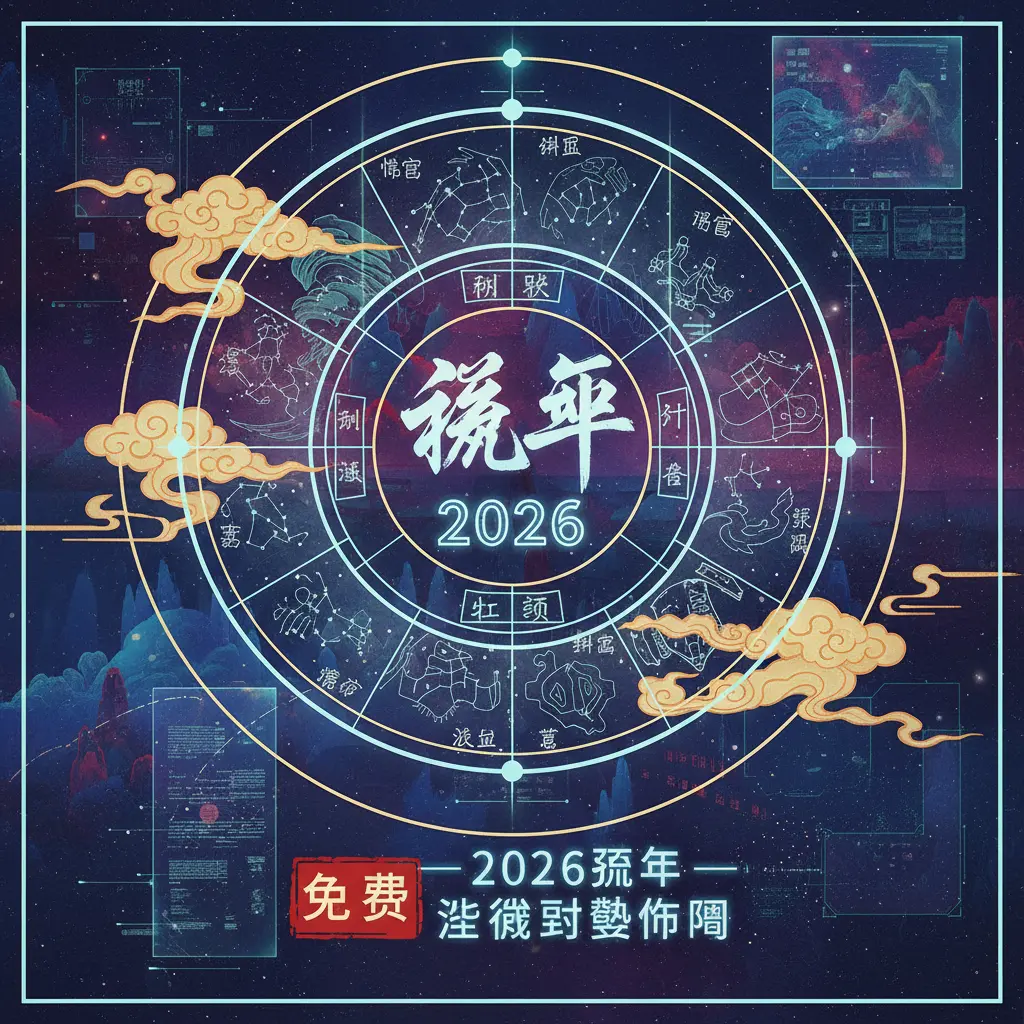 紫微斗數命盤免費 - 2026流年