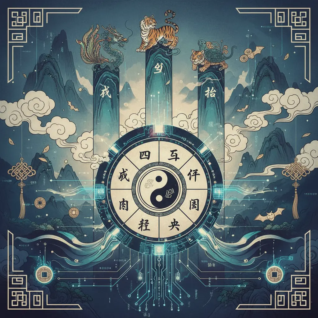 八字排盘 - 四柱八字