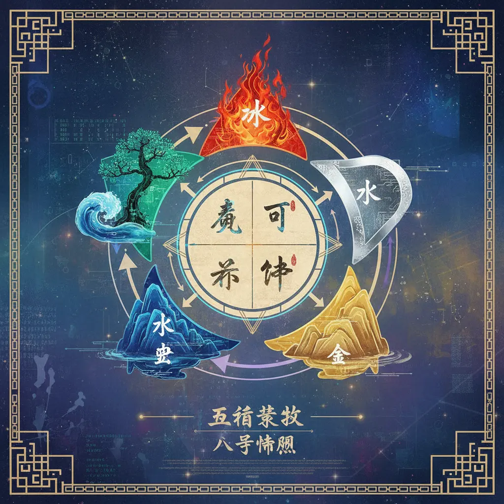 八字命盤 - 五行結構