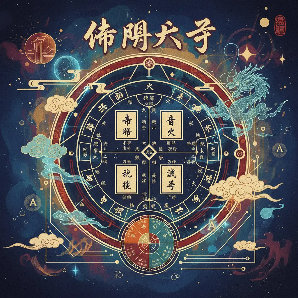 命盤八字 - 八字命盤