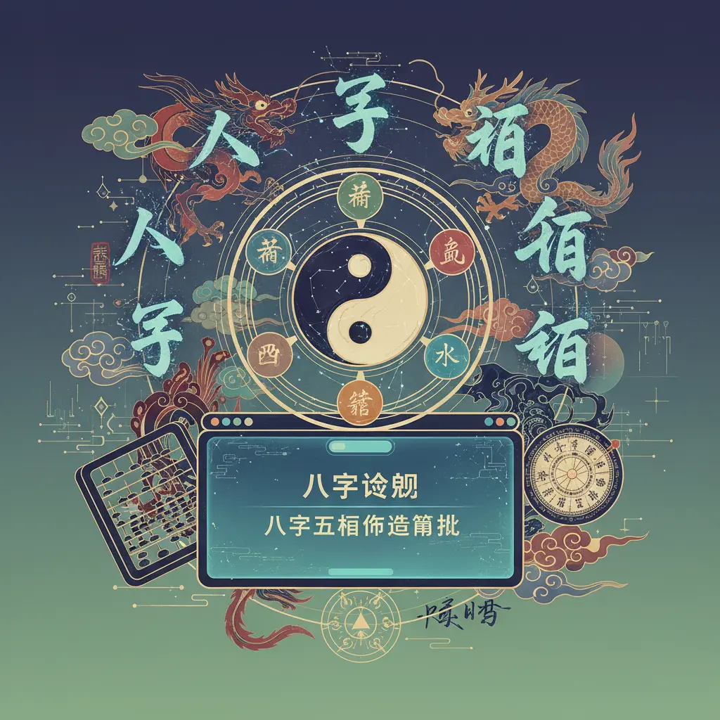八字查詢 - 八字五行命造簡批