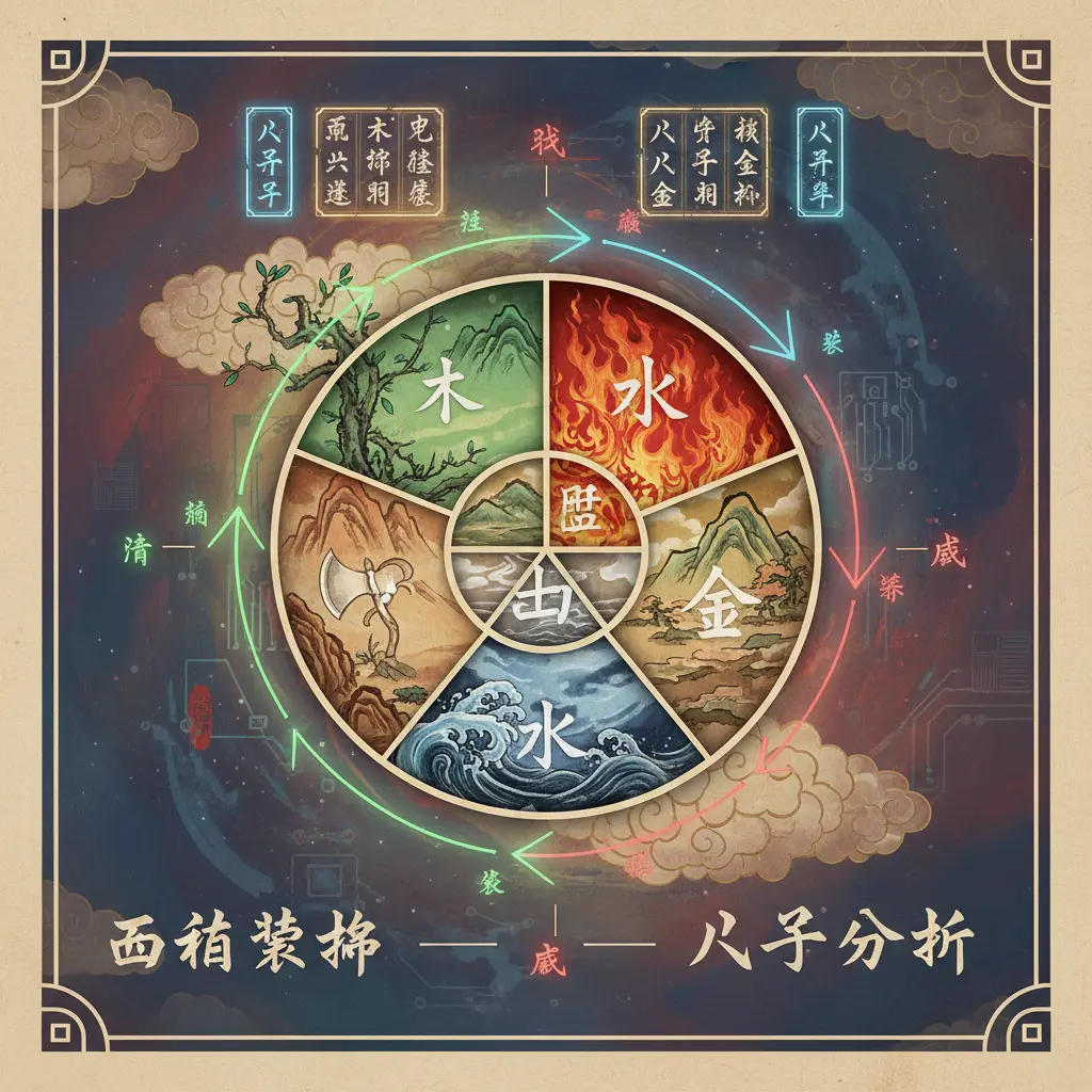 八字分析 - 五行結構
