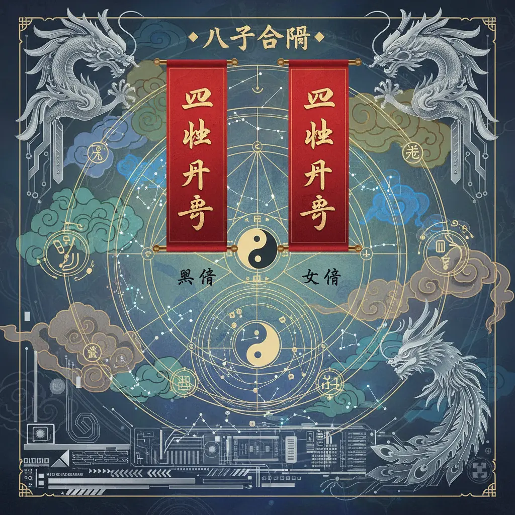 八字合盤 - 四柱八字