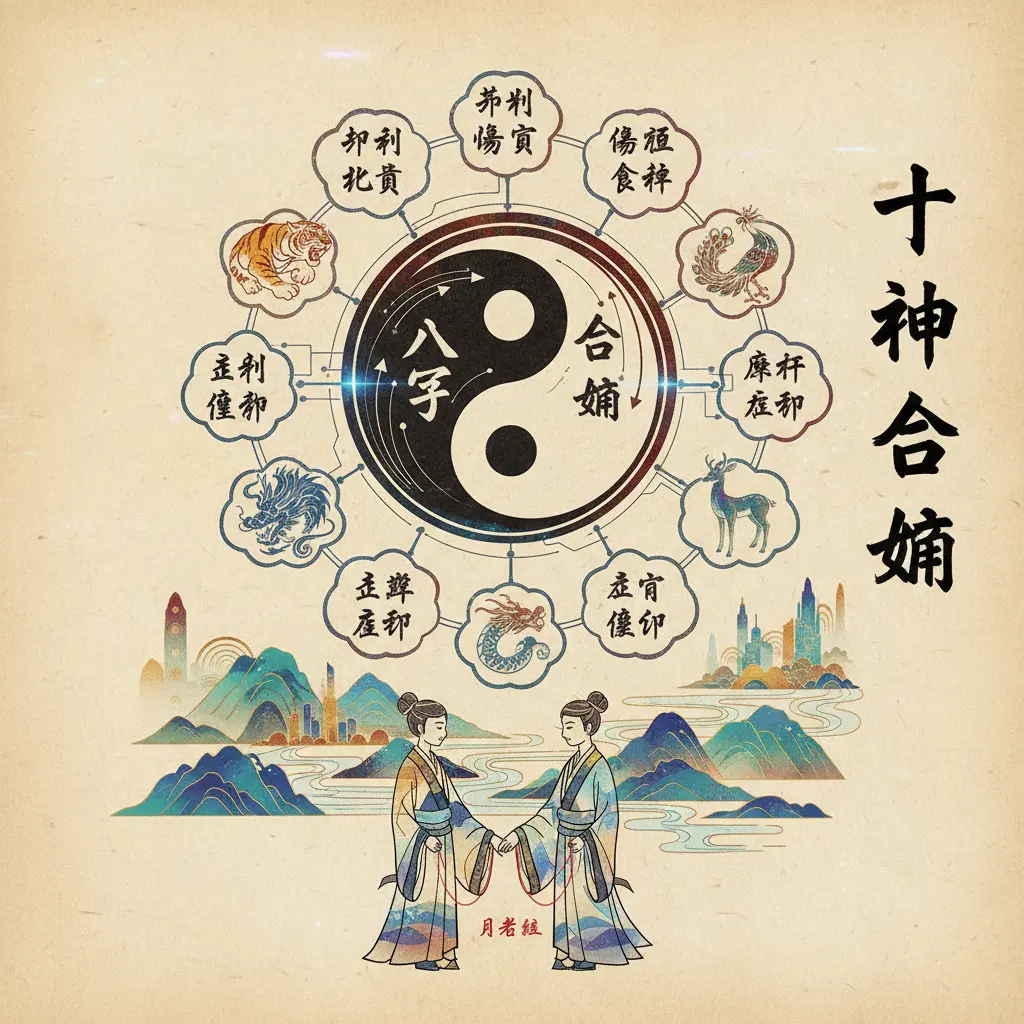 八字合婚 - 十神理論