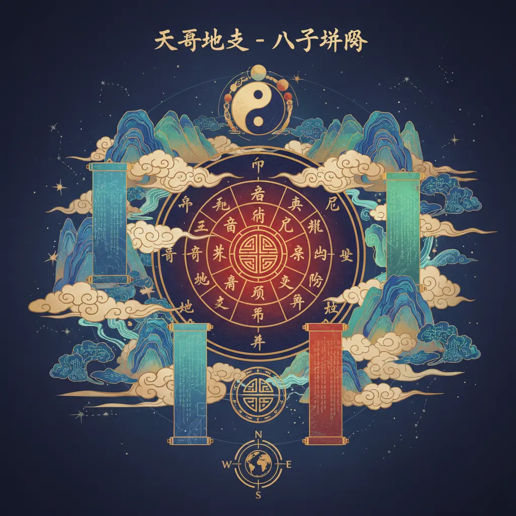 八字排盘 - 天干地支