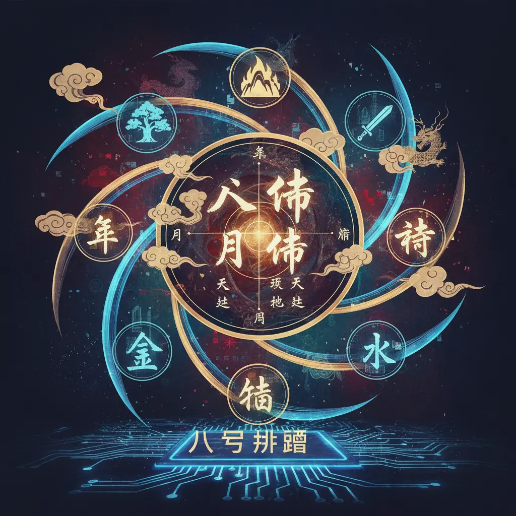 八字排盤 - 八字命盤