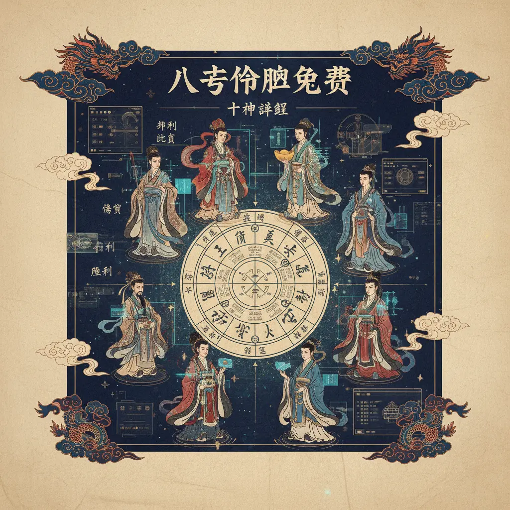 八字命盤免費 - 十神